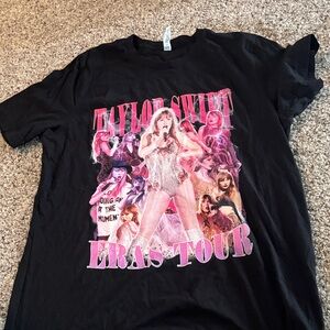 Black Taylor Swift Eras Tour T-Shirt